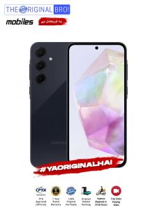 Samsung A35 5G - 8GB RAM - 256GB Storage - PTA Approved - 12 Months Warranty - Black - The Original Bro Mobiles - TOB28